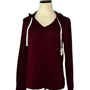 Old Navy Long Sleeve Jersey Hooded T-Shirt